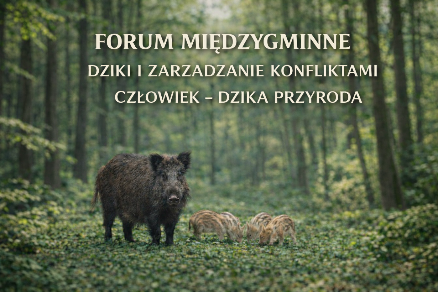 Forum międzygminne – konflikty człowiek – dzika przyroda